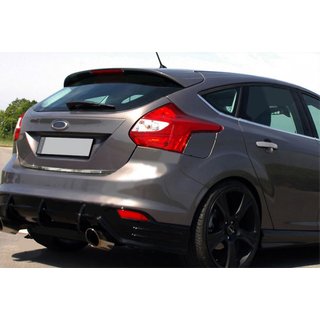 Накладка на багажник 2011-2014 (Хэтчбек, нержавейка) Ford Focus III 2011-2017 гг. фото 1