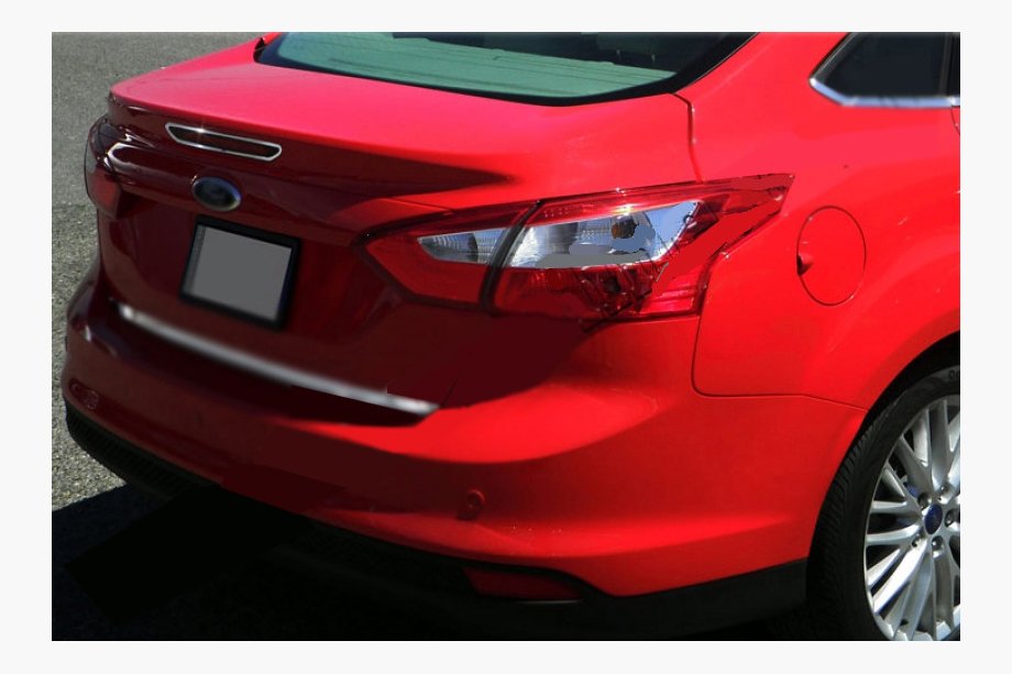 Ford Focus III 2011-2017 гг. Окантовка заднего стоп-сигнала (нерж. сталь) Image