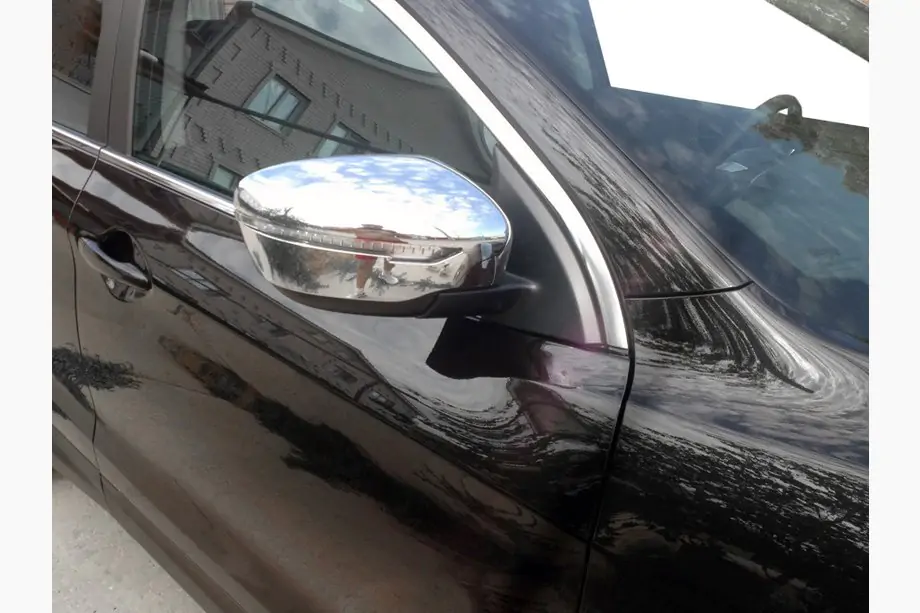 Nissan X-trail T32/Rogue 2014-2021 гг. Хромированные Накладки на Зеркала (2 шт., пластик) Image