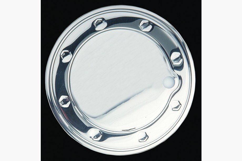 Lada Granta 2011- гг. Хромированная накладка на лючок бензобака (нерж. сталь) Image