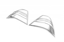 Toyota Corolla 2002-2007 гг. Хром Накладки на Задние Фонари (2004-2006, 2 шт, пластик) фото 1