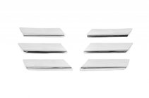 Dacia Sandero 2007-2013 гг. Накладка на переднюю решетку (нержавейка) фото 2