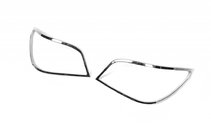 Хромированные накладки на задние фонари (2 шт., пластик) фото 2