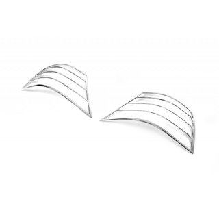 Хром Накладки на Задние Фонари (2 шт, пластик) Volkswagen Golf 4 1997-2006 гг. фото 4