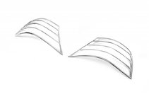 Volkswagen Golf 4 1997-2006 гг. Хром Накладки на Задние Фонари (2 шт, пластик) фото 4