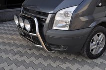 Ford Transit 2000-2014 гг. Кенгурятник WT018 (2006-2014, нержавейка) фото 2