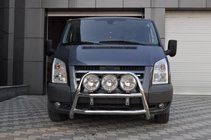 Ford Transit 2000-2014 гг. Кенгурятник WT018 (2006-2014, нержавейка) фото 3