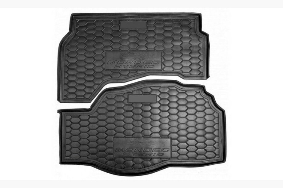 Ford Fusion 2002-2009 гг. Коврик багажника 2-частный (резина) Hybrit (SD) Image