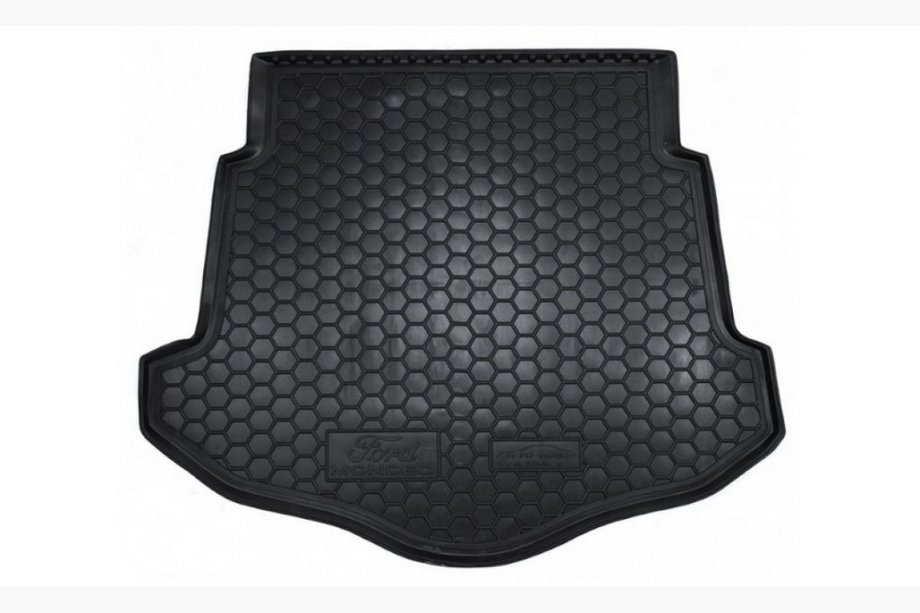 Ford Mondeo 2008-2014 гг. Коврик багажника с нишей под запасное колесо Liftback (Autogumm, резина) Image