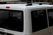 Ford Connect 2006-2009 гг. (Skyline) Хромированные Рейлинги (Пластиковая Нога) фото 1