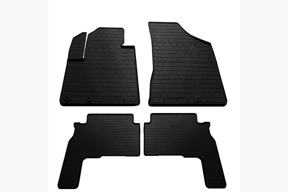 Hyundai Santa Fe 2 2006-2012 гг. Резиновые коврики 2010-2012 (4 шт, Stingray Premium) Image