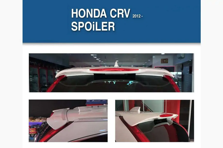Honda CRV 2012-2016 гг. Спойлер Meliset (под покраску) Image