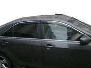 Toyota Camry 2006-2011 гг. Ветровики с хромированным молдингом (4 шт, SIM) фото 1