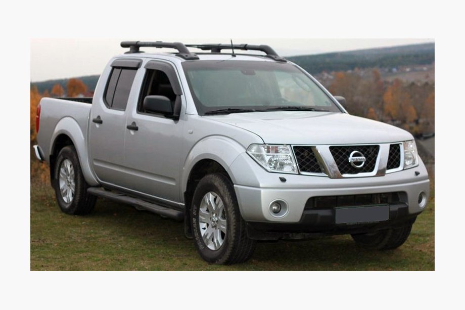 Nissan Navara 2006-2015 гг. Ветровики на окна (4 шт, Niken) Фото 1