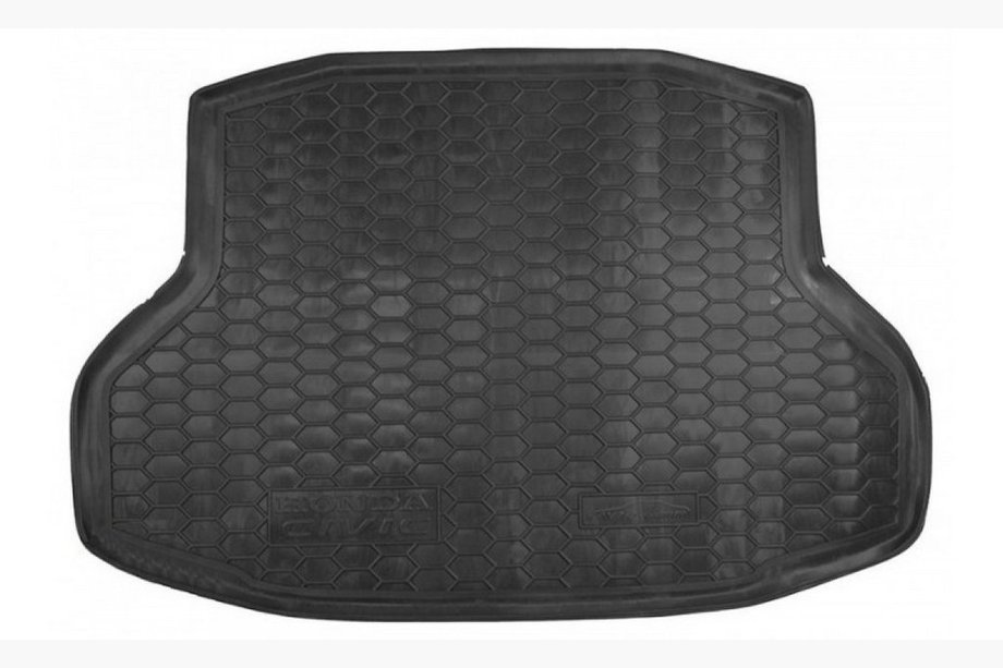Honda Civic Sedan X 2016-2021 гг. Коврик багажника резиновый Image