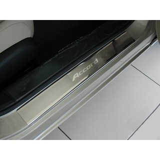 Накладки на пороги Natanika Premium (4 шт, нержавейка) Honda Accord IX 2013-2017 гг.