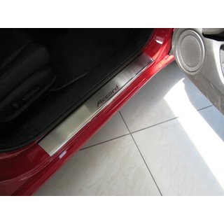 Накладки на пороги Natanika Premium (4 шт, нержавейка) Honda Accord VII 2002-2007 гг.