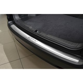 Накладка на задний бампер с загибом Natanika (нержавейка) Honda CRV 2012-2016 гг.