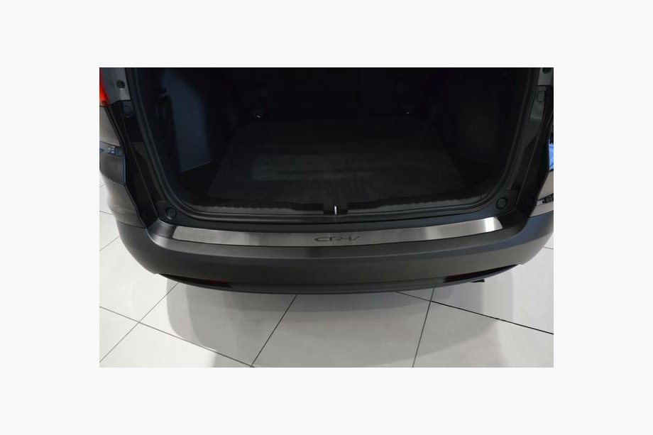 Honda CRV 2012-2016 гг. Накладка на задний бампер Natanika (нержавейка) Image