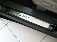 Honda CRV 2012-2016 гг. Накладки на пороги Natanika Premium (4 шт, нержавейка) фото 1