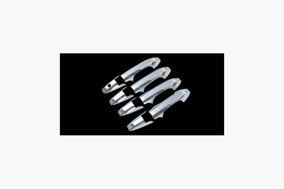 Honda CRV 2007-2011 гг. Хромированные Накладки на Ручки (4 шт, Пластик) Image