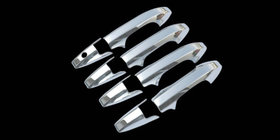 Honda CRV 2007-2011 гг. Хромированные Накладки на Ручки (4 шт, Пластик) фото 1