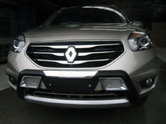 Renault Koleos 2008-2016 гг. Передняя защита (пластик) фото 1