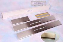 Honda Accord IX 2013-2017 гг. Накладки на пороги Natanika Standard (4 шт, нержавейка) фото 1