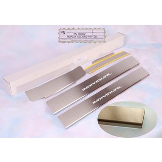 Накладки на пороги Natanika Standard (4 шт, нержавейка) Honda Accord VIII 2008-2012 гг.