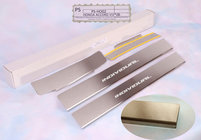Honda Accord VIII 2008-2012 гг. Накладки на пороги Natanika Standard (4 шт, нержавейка) фото 1