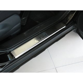 Накладки на пороги Natanika Premium (4 шт, нержавейка) Honda CRV 2001-2006 гг.