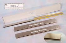 Honda Pilot 2008-2015 гг. Накладки на пороги Natanika Standard (4 шт, нержавейка) фото 1