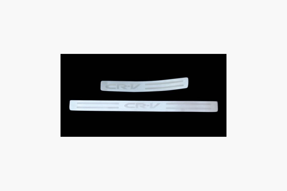 Honda CRV 2007-2011 гг. Накладки на пороги Libao (4 шт, нержавейка) Image