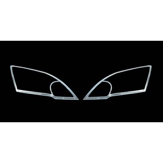 Накладки на фары (2 шт, пластик) Honda CRV 2007-2011 гг. фото 2