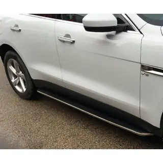 Боковые пороги OEM (2 шт) Jaguar F-PACE 2016- гг. фото 1