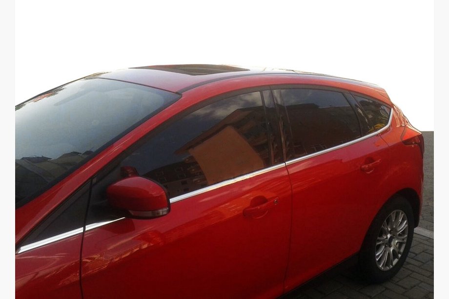 Ford Focus III 2011-2017 гг. Нижние молдинги окон нержавейка (8 шт) Фото 6