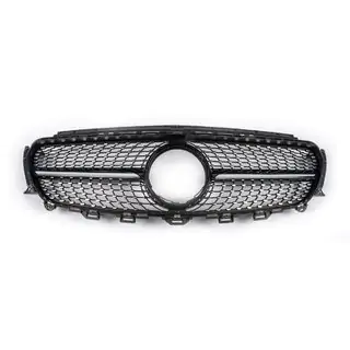 Передняя решетка Diamond Black (для Avantgarde/AMG-Line/E43 AMG/E53 AMG 2016-2020) фото 2