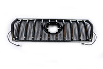 Toyota Land Cruiser Prado 150 2009-2023 гг. Решетка радиатора 2017↗ LED (Zeus Silver) фото 1
