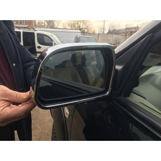 РАСПРОДАЖА !!! Накладки на Зеркала ↗ Верхняя Часть (Пластик) Hyundai Tucson JM 2004- гг. фото 3