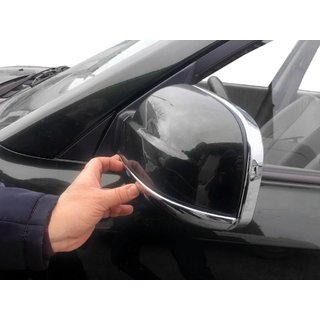 РАСПРОДАЖА !!! Накладки на Зеркала ↗ Верхняя Часть (Пластик) Hyundai Tucson JM 2004- гг. фото 1