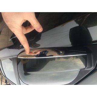 РАСПРОДАЖА !!! Накладки на Зеркала ↗ Верхняя Часть (Пластик) Hyundai Tucson JM 2004- гг. фото 4