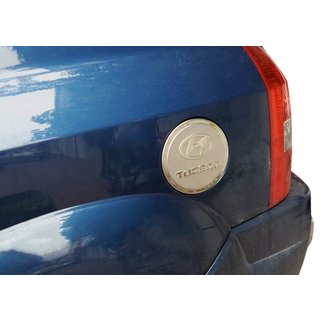 Накладка на Бак Нержавеющая Сталь Hyundai Tucson JM 2004- гг. фото 3