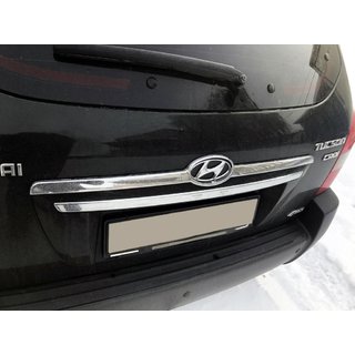 Накладка над номером (пластик) Hyundai Tucson JM 2004- гг. фото 1