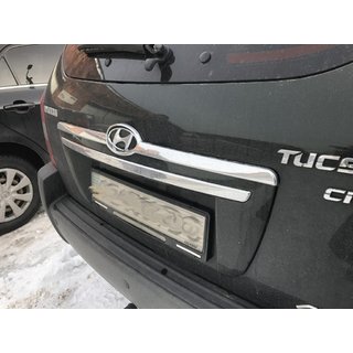 Накладка над номером (пластик) Hyundai Tucson JM 2004- гг. фото 2