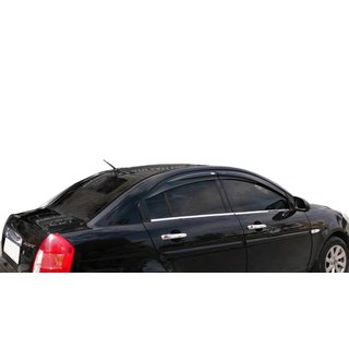 Ветровики на окна (4 шт, Perflex Sport) Hyundai Accent 2006-2010 гг. фото 1