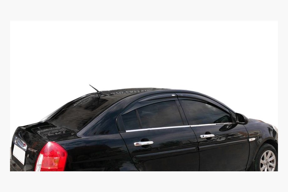 Hyundai Accent 2006-2010 гг. Ветровики на окна (4 шт, Perflex Sport) Image