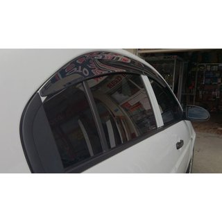 Ветровики на окна (4 шт, Perflex Sport) Hyundai Accent 2006-2010 гг. фото 3