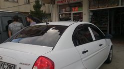Hyundai Accent 2006-2010 гг. Ветровики на окна (4 шт, Perflex Sport) фото 4