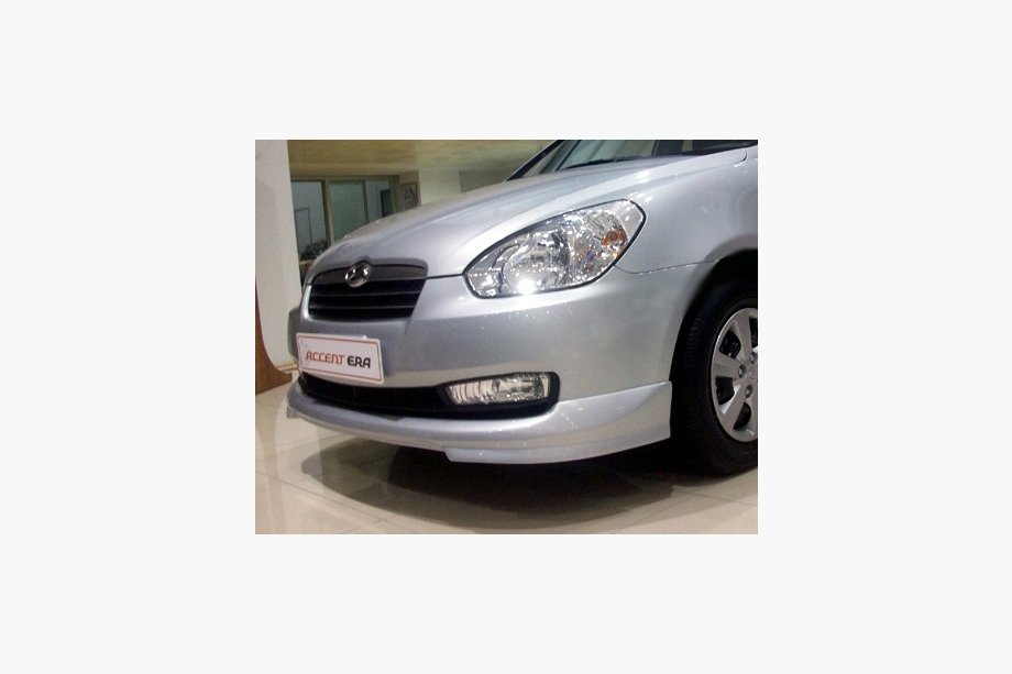 Hyundai Accent 2006-2010 гг. Передняя нижняя накладка (под покраску) Фото 1