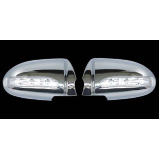 Накладки на Зеркала LED (2 шт, пластик) Hyundai Accent 2006-2010 гг.